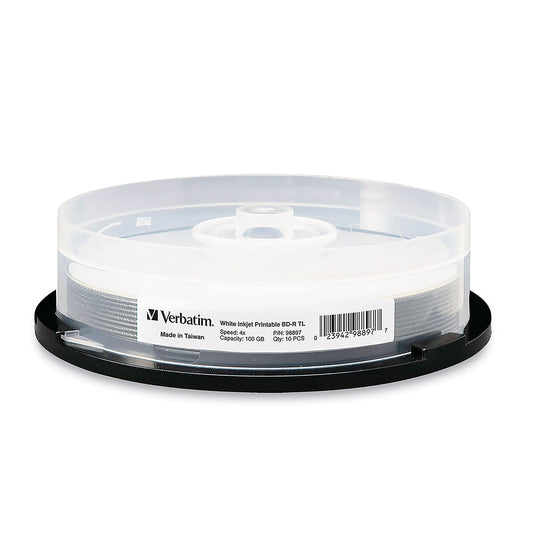 Verbatim Blu-ray Recordable Media - BD-R - 4x - 100 GB - 10 Pack Spindle