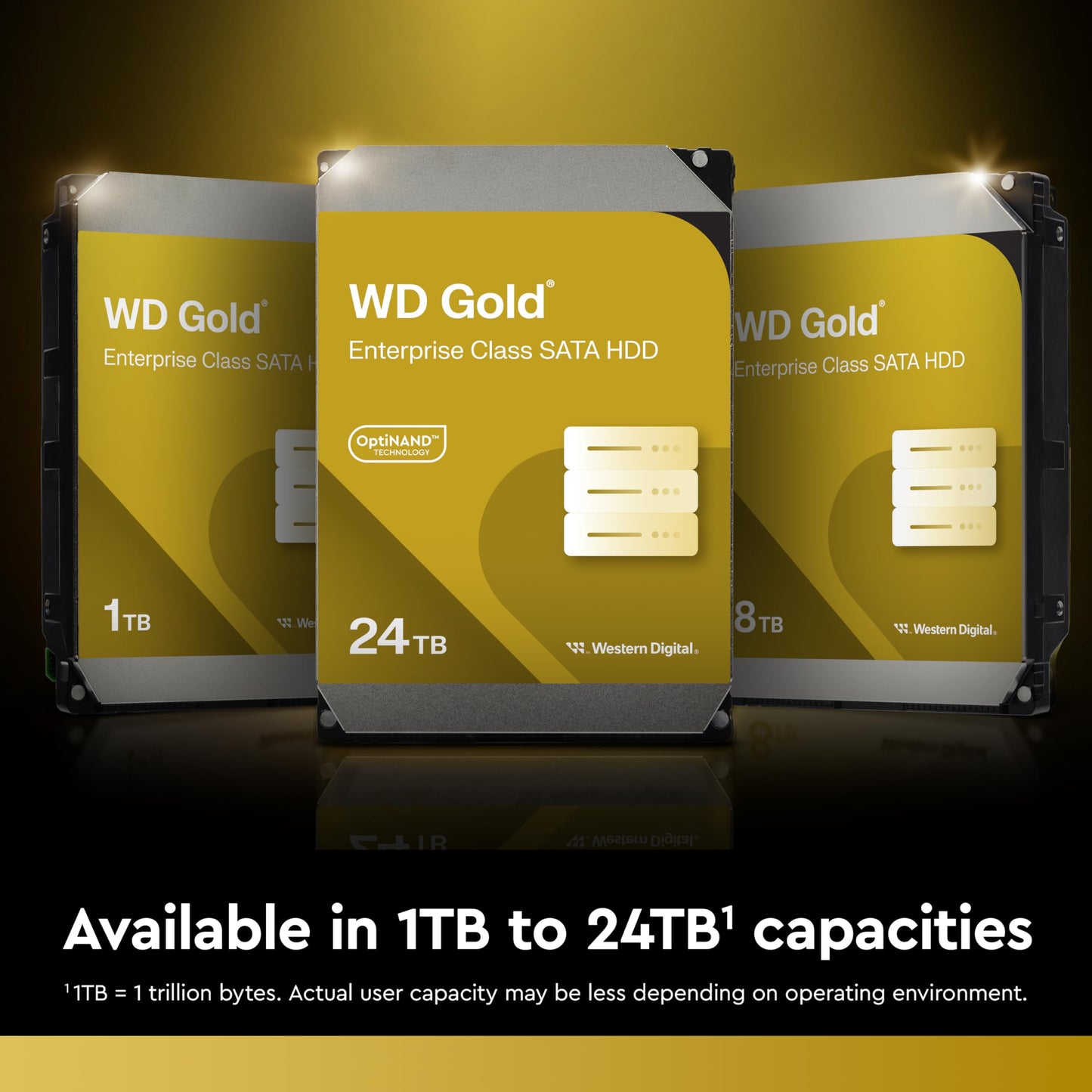 WD Gold WD8005FRYZ 8TB 7200 RPM 256MB Cache SATA 6.0Gb/s 3.5" Hard Drives