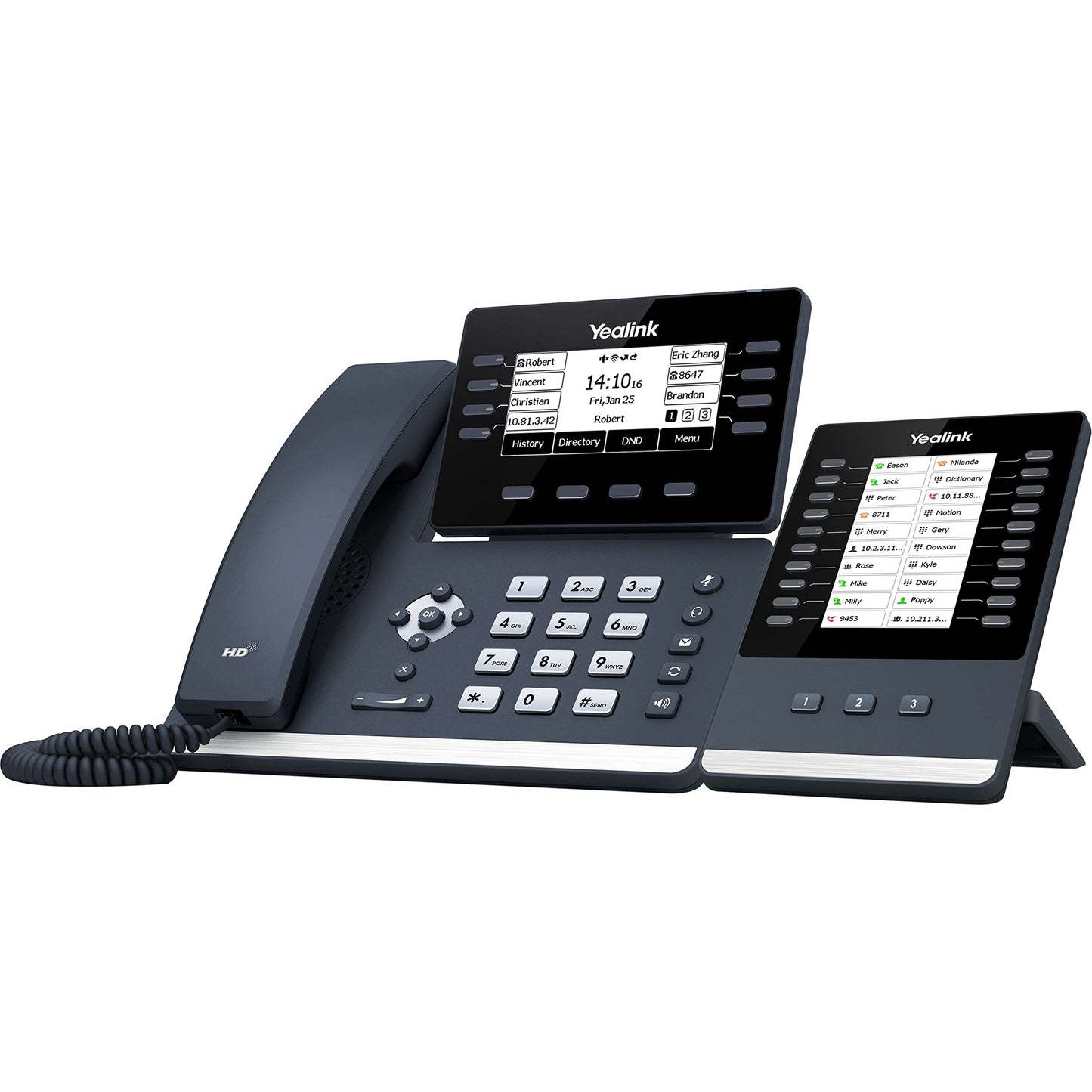 Yealink SIP-T53W IP Corded/Cordless Wi-Fi Mountable Desktop Phone SIPT53W