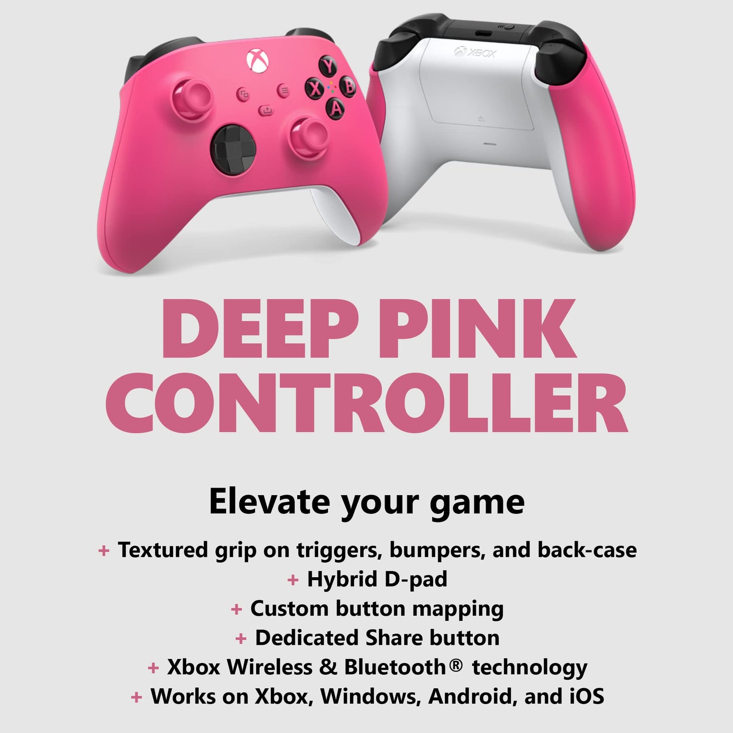 Xbox Wireless Controller - Deep Pink