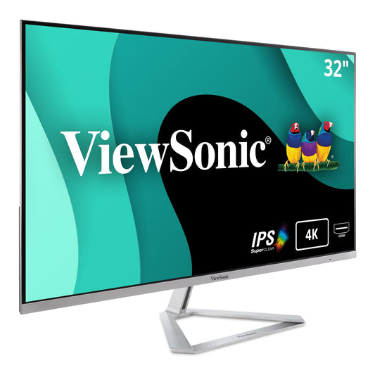 ViewSonic 31.5" (Viewable) 60 Hz VA UHD Monitor 8 ms 3840 x 2160 (4K) Flat Panel