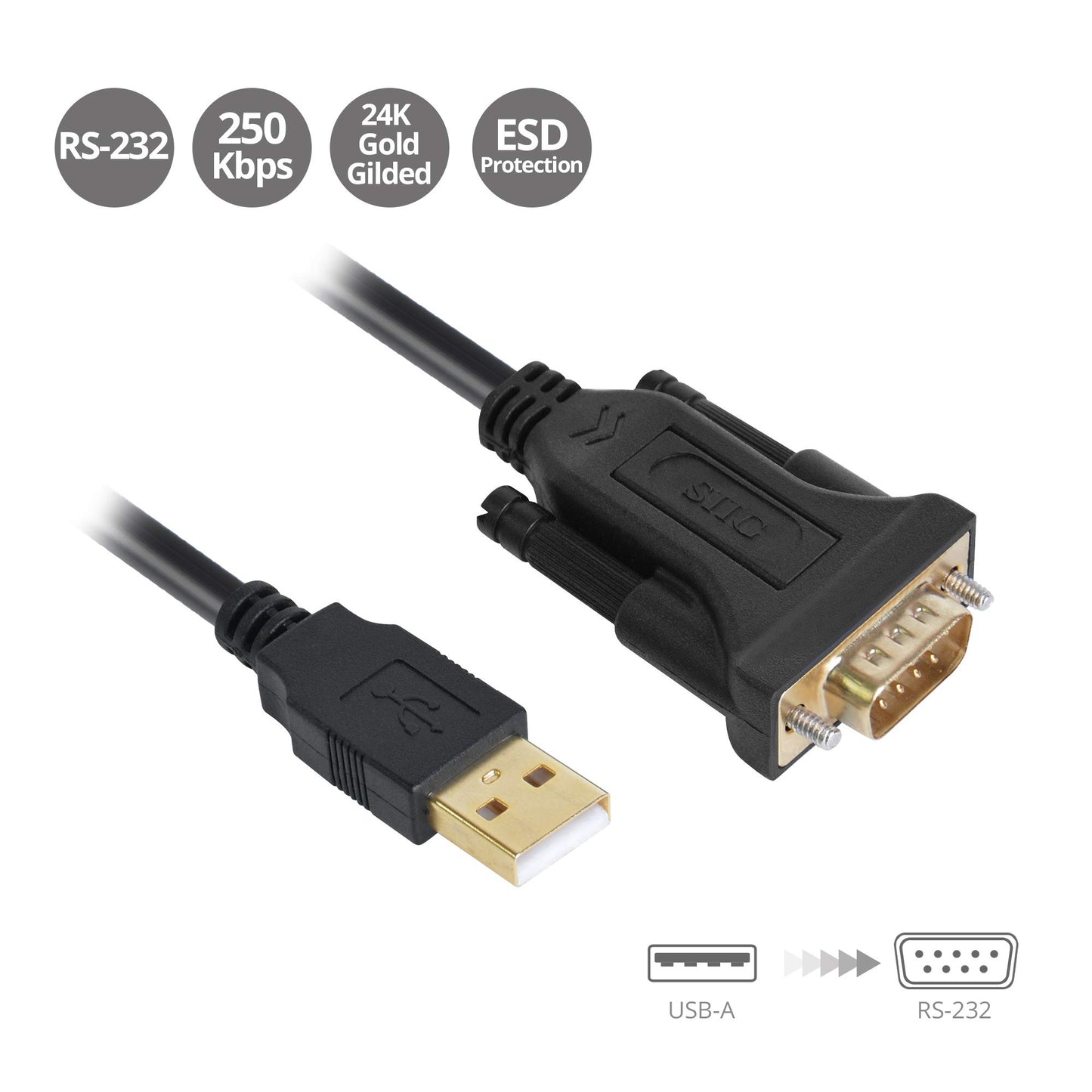 USB TO RS232 SERIAL ADAPTER