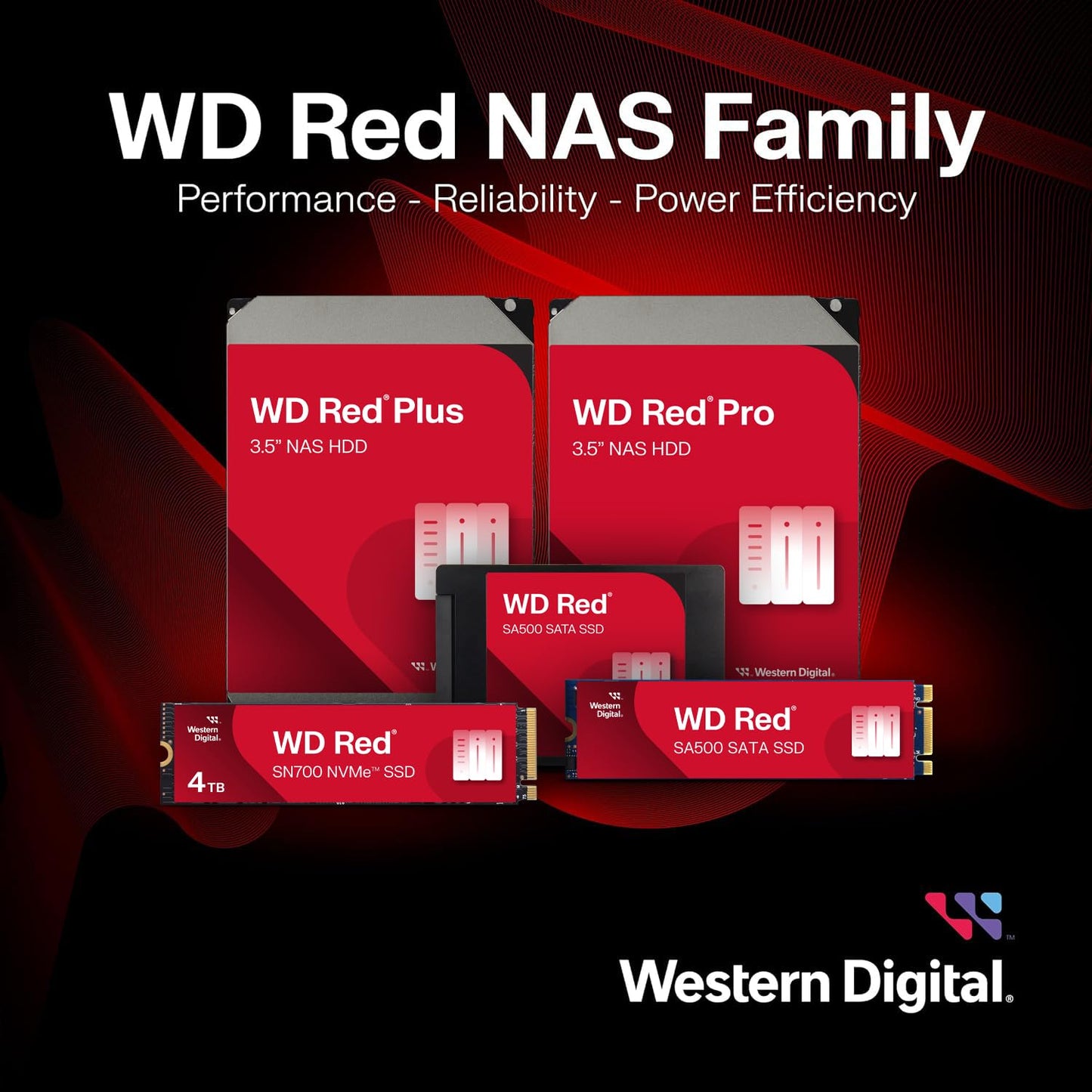 WD Red Plus 2TB NAS Hard Disk Drive - 5400 RPM Class SATA 6Gb/s, CMR, 64MB