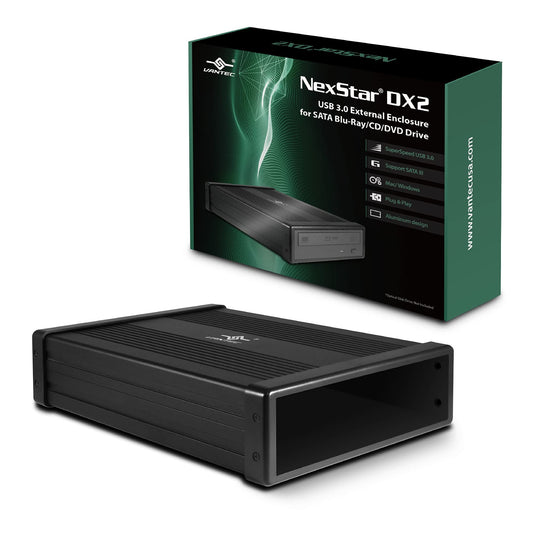 VANTEC NexStar DX2 USB 3.0 External Enclosure for SATA Blu-Ray/CD/DVD Drive