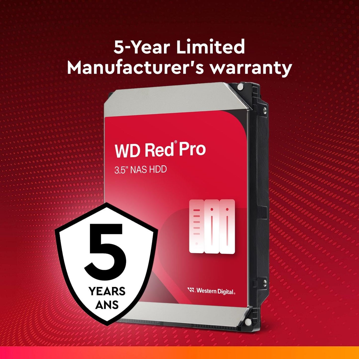 WD Red Pro WD6005FFBX 6TB 7200 RPM 256MB Cache SATA 6.0Gb/s 3.5" Hard Drives