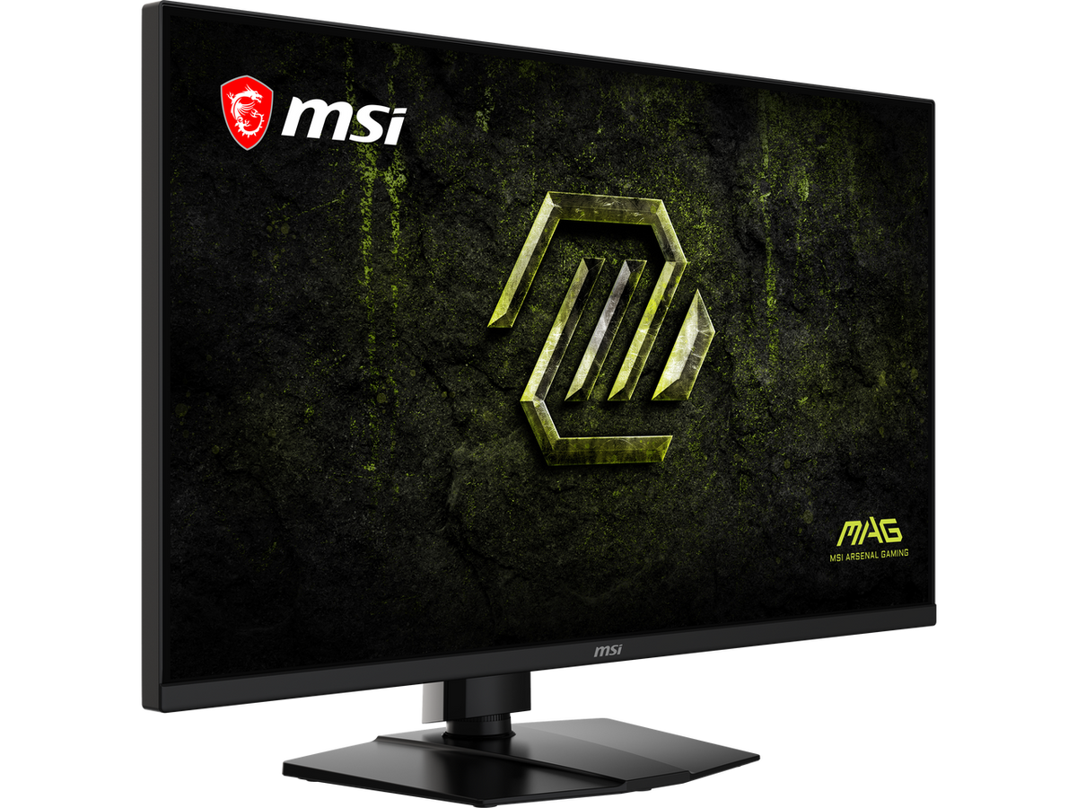 Rear I/O ports and connectivity options of the MSI MAG 321UPD E14