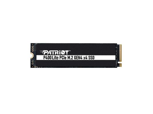 Front view of Patriot P400 Lite 4TB M.2 2280 PCIe 4.0 NVMe SSD with product label
