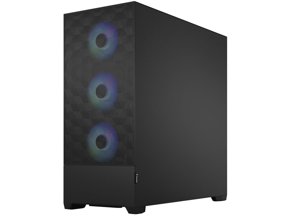Interior of Fractal Design Pop XL Air case highlighting cable management