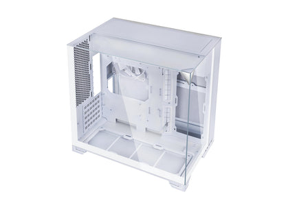 Lian Li O11VMW 140mm white high-airflow case fan front view