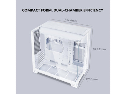 Rear view of Lian Li O11VMW high-airflow 140mm fan