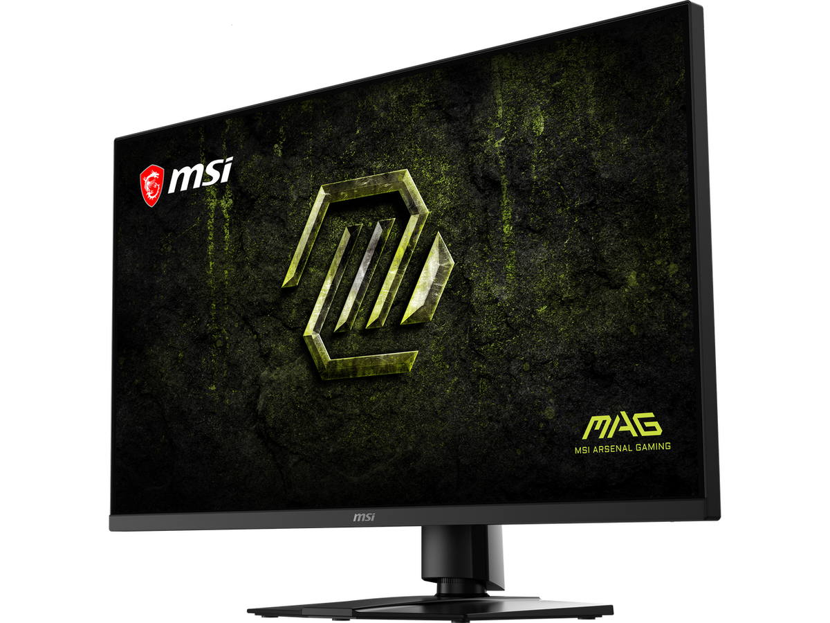 MSI MAG 321UPD E14 monitor displaying high resolution graphics
