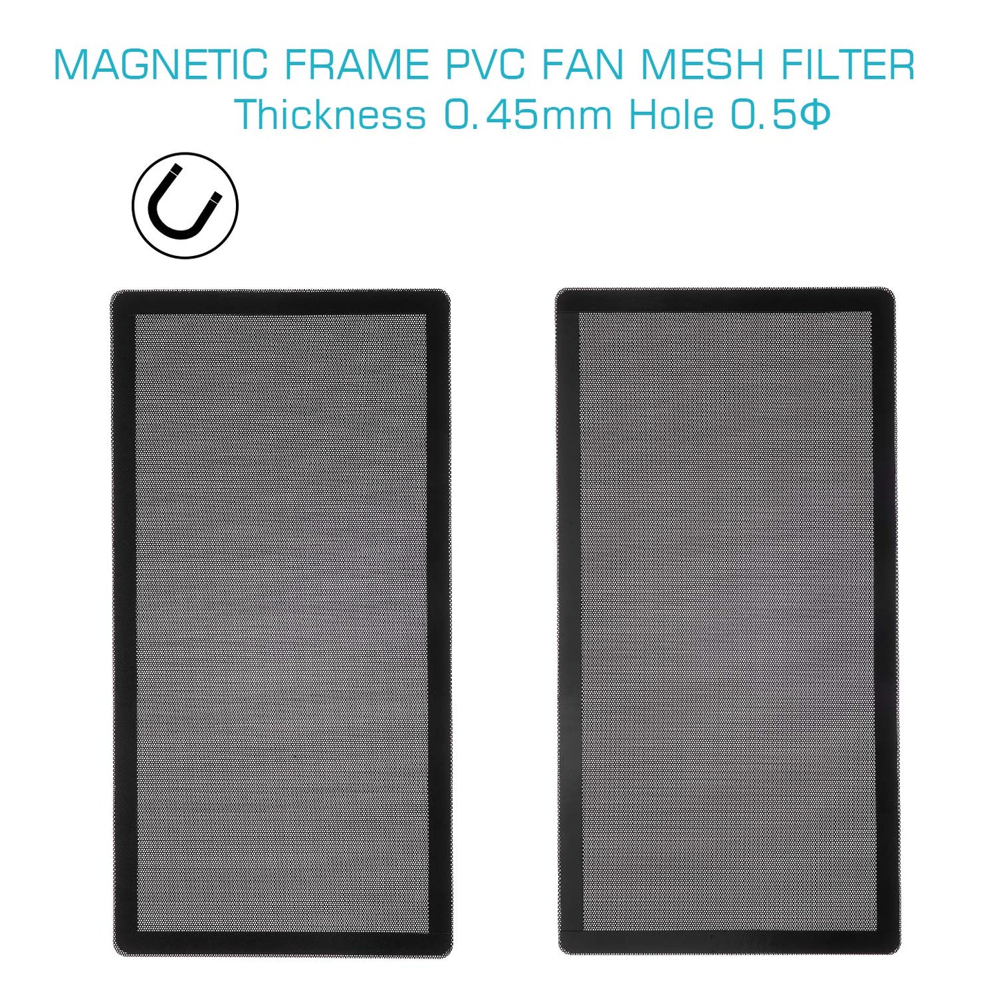 287mm 140mm x 2 PC Fan Dust Mesh Filter PVC Computer PC Case Dust Proof Filter