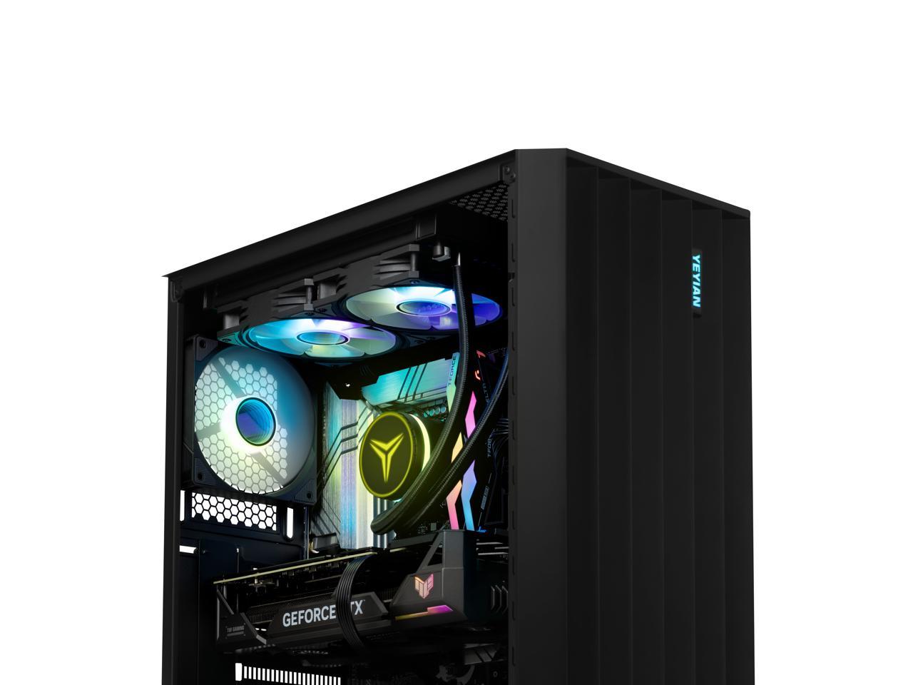 Yeyian Gaming Desktop PHOENIX GLASS Intel Core i7 14th Gen 14700KF (3.40GHz)