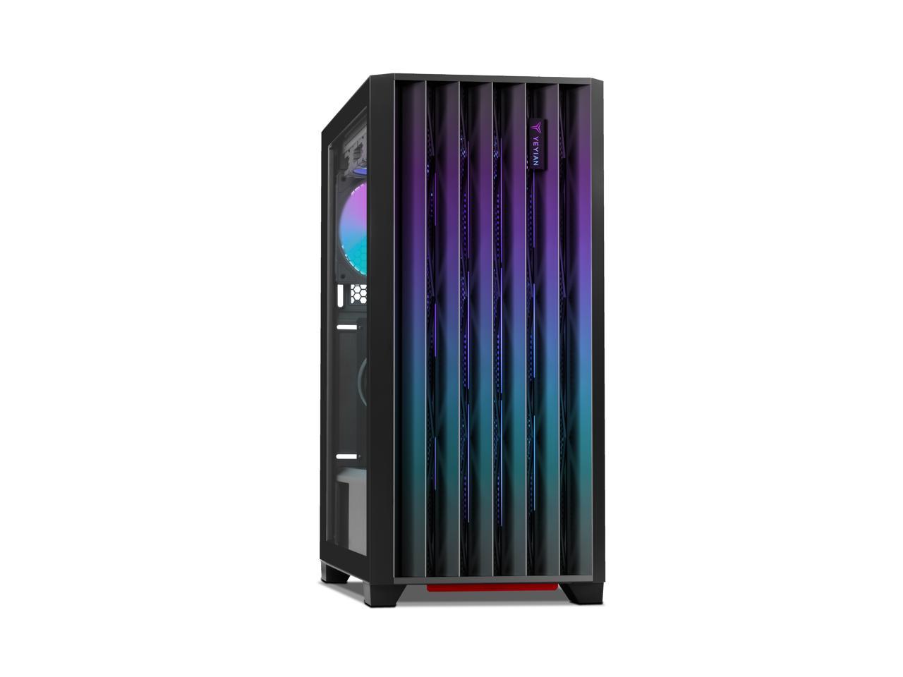 YEYIAN Gaming PC Phoenix Glass GeForce RTX 4080 Super - AI Accelerated Intel