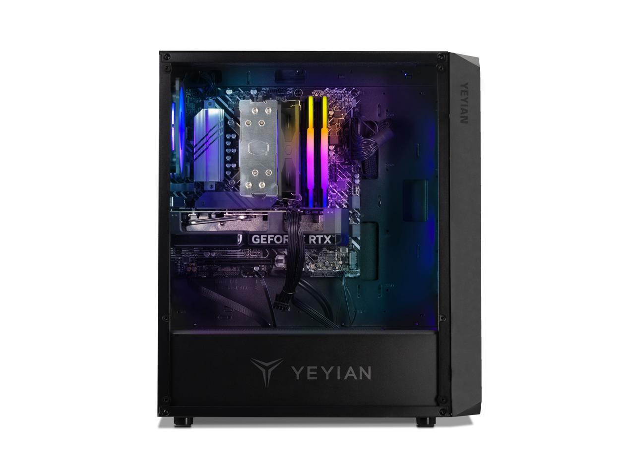 Yeyian Gaming Desktop Tanto YPI-TA47F0C-47S1N Intel Core i7-14700F 32GB DDR5 1 TB PCIe SSD GeForce RTX 4070 SUPER Windows 11 Home 64-bit