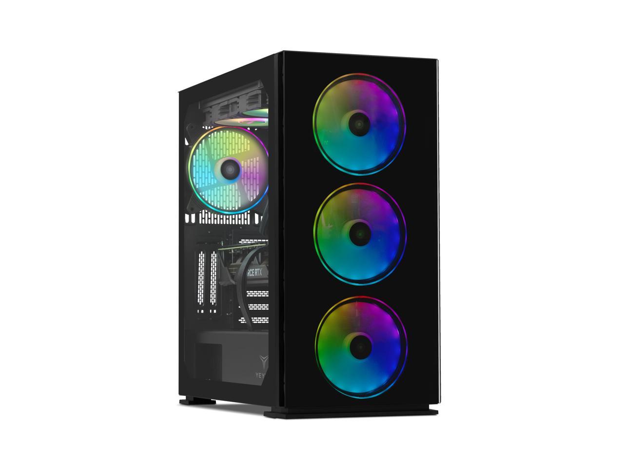 Yeyian Yari Gaming Desktop PC, Intel Core Ultra 5 245KF, Nvidia GeForce RTX 4070 SUPER, 32GB DDR5 6000MHz RGB, 1TB PCIe Gen 4.0 SSD, Windows 11 Home 64-bit, YPI-YA245KF-47S1N