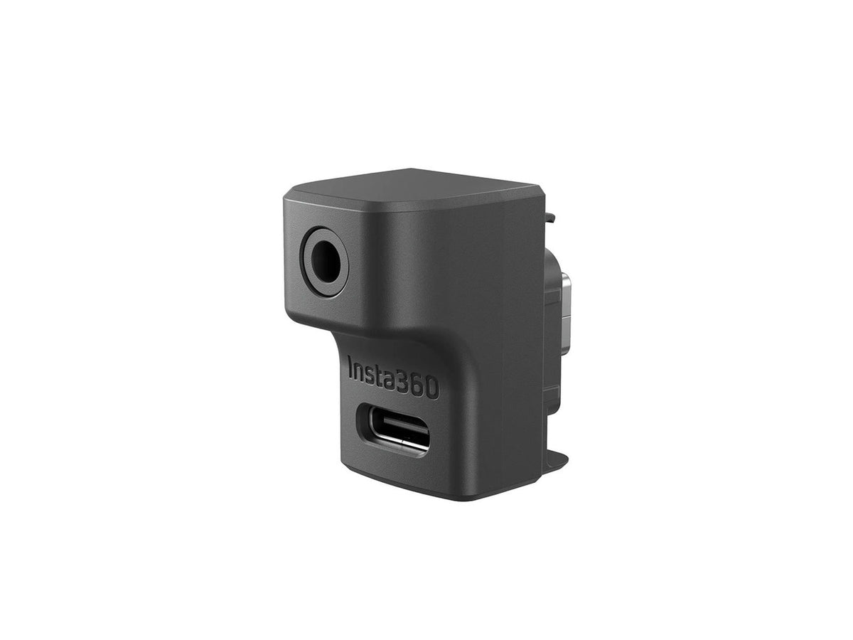 Insta360 CINSAAXD-02 adapter connected to Ace Pro 2 camera