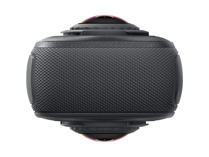 Compact Insta360 X4 Air camera mounted on a tripod for action sports filming.