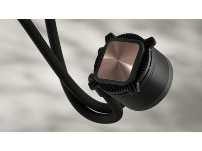 Fractal Design Radius 240 RGB cooler with mounting hardware accessories