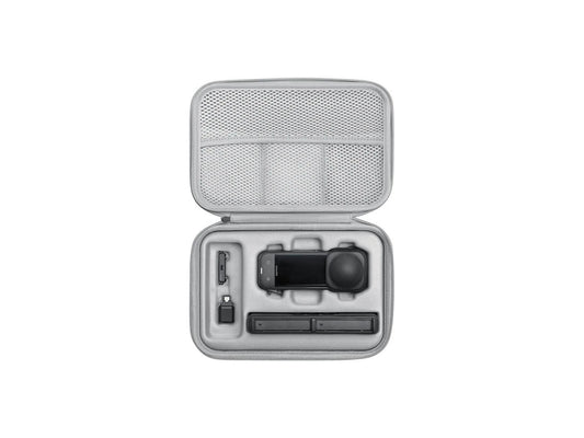 Interior view of the Insta360 CINSBAMC case showing organizational compartments