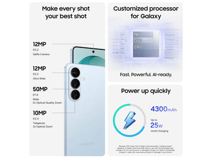 Samsung R Series smartphone packaging showing included accessories and box contents