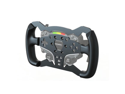 Moza Racing ES Formula Sim Racing Wheel Mod showing frontal button layout
