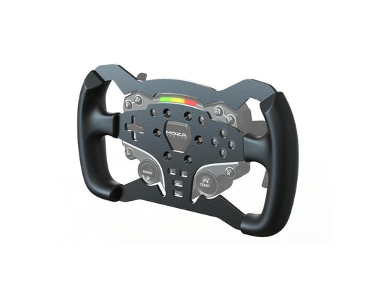 Moza Racing ES Formula Sim Racing Wheel Mod showing frontal button layout