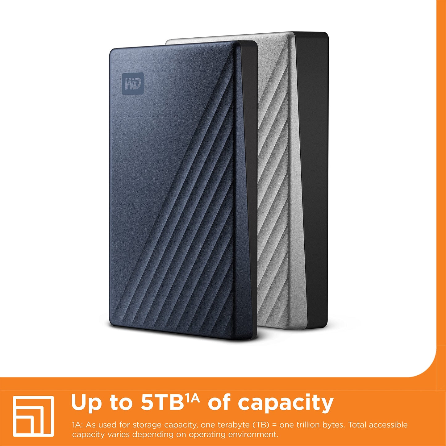 WD 6TB My Passport Ultra Portable Storage External Hard Drive USB-C for