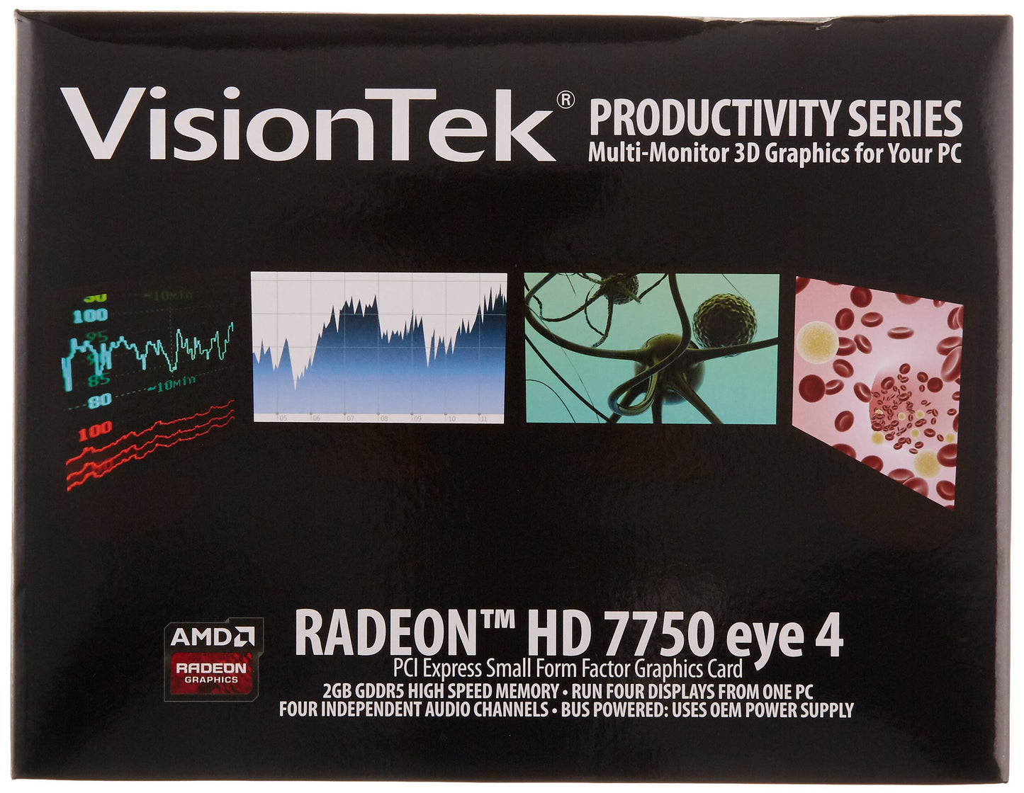 VisionTek Radeon 7750 SFF 2GB GDDR5 4M (4 x miniDP) (900798)