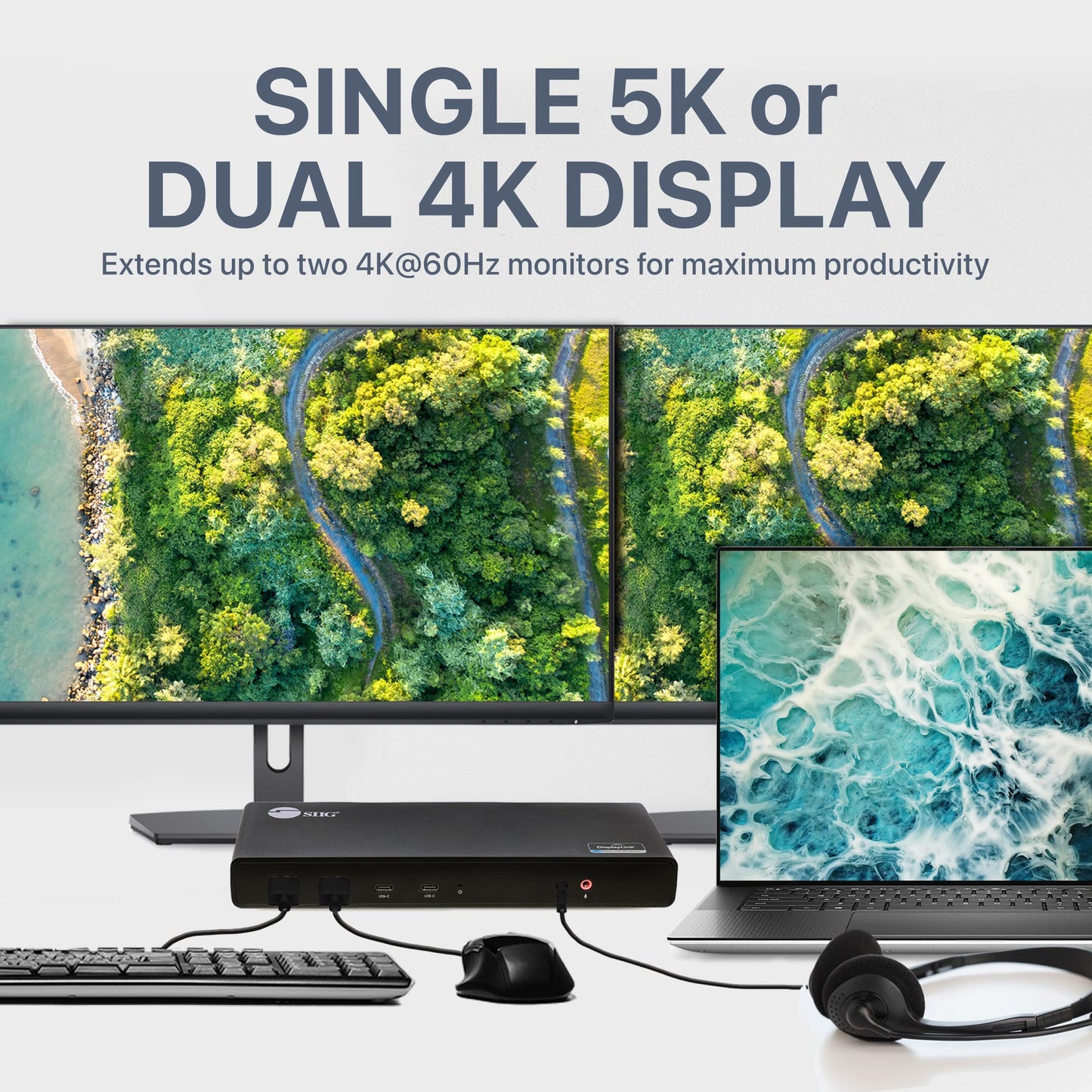 USB 3.1 TYPE-C DUAL 4K DOCKING