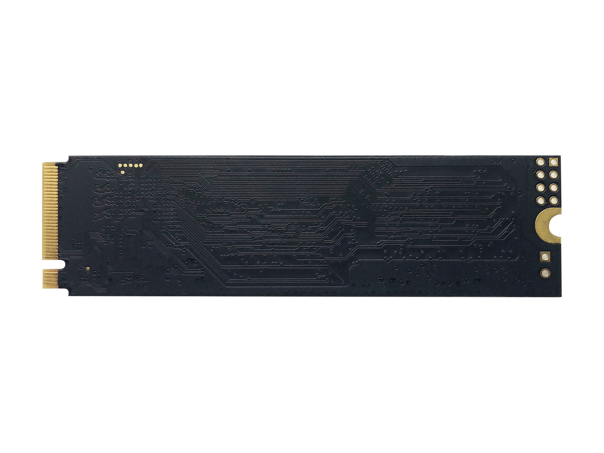 Back of the Patriot P310 SSD retail packaging showing technical specifications