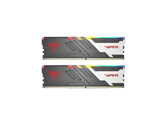Patriot Viper Venom RGB DDR5 32GB memory kit packaging and high-speed RAM modules