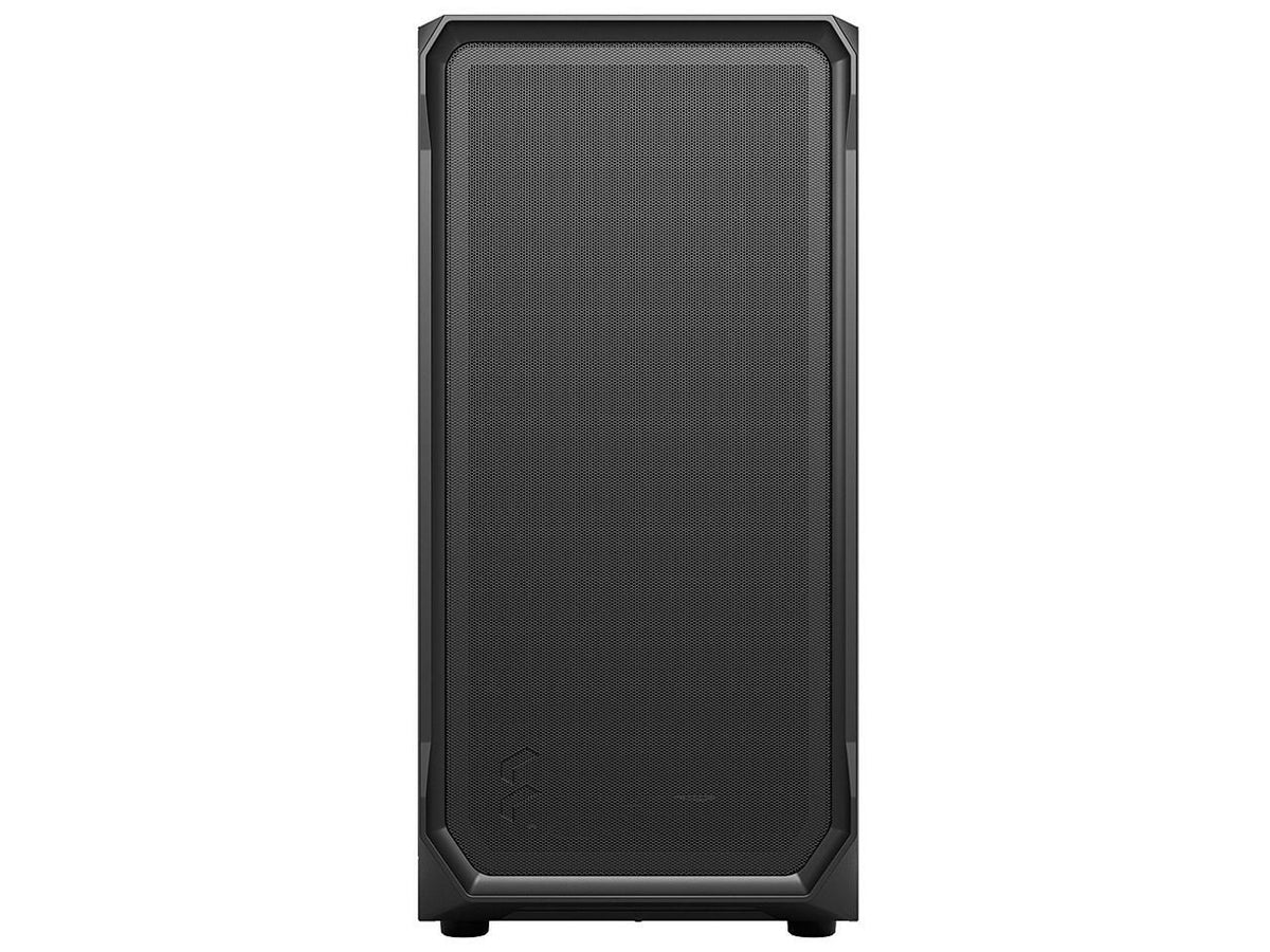 Side view of Fractal Design Focus 2 with tinted tempered glass panel