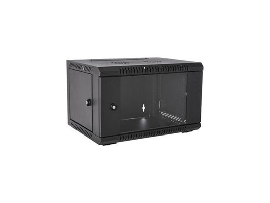 V7 6U Rack Wall Mount Glass Door Enclosure