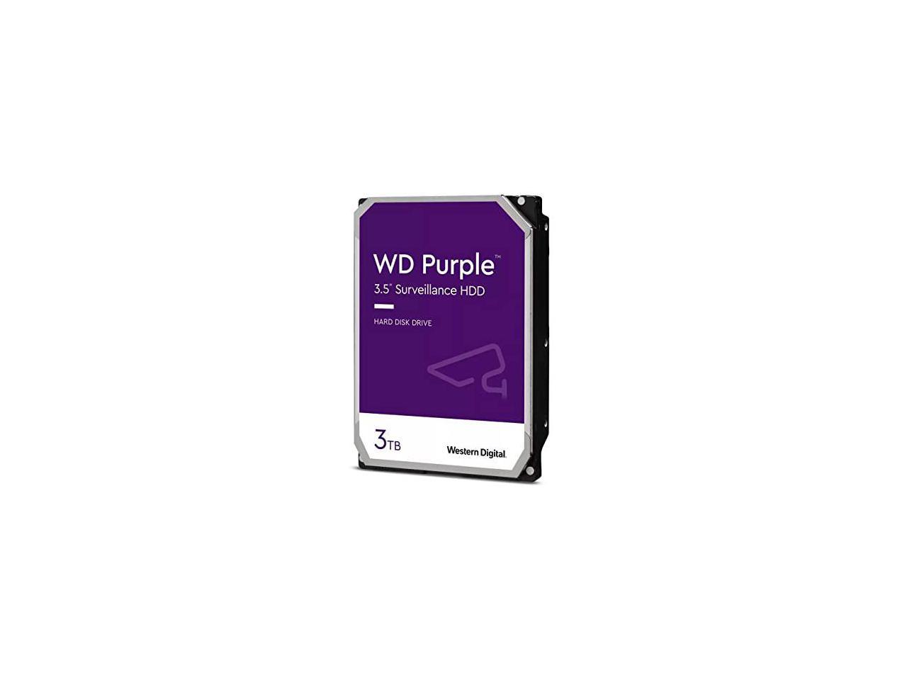 WD Purple WD33PURZ 3 TB Hard Drive 3.5" Internal SATA SATA/600 5400rpm