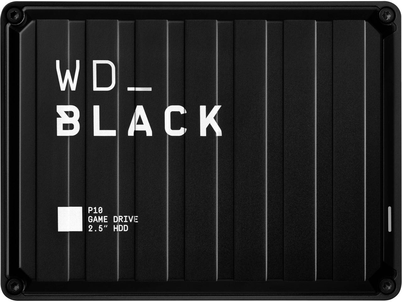 WD_BLACK 2TB P10 Game Drive - External HDD, Portable Hard Drive, for On-The-Go