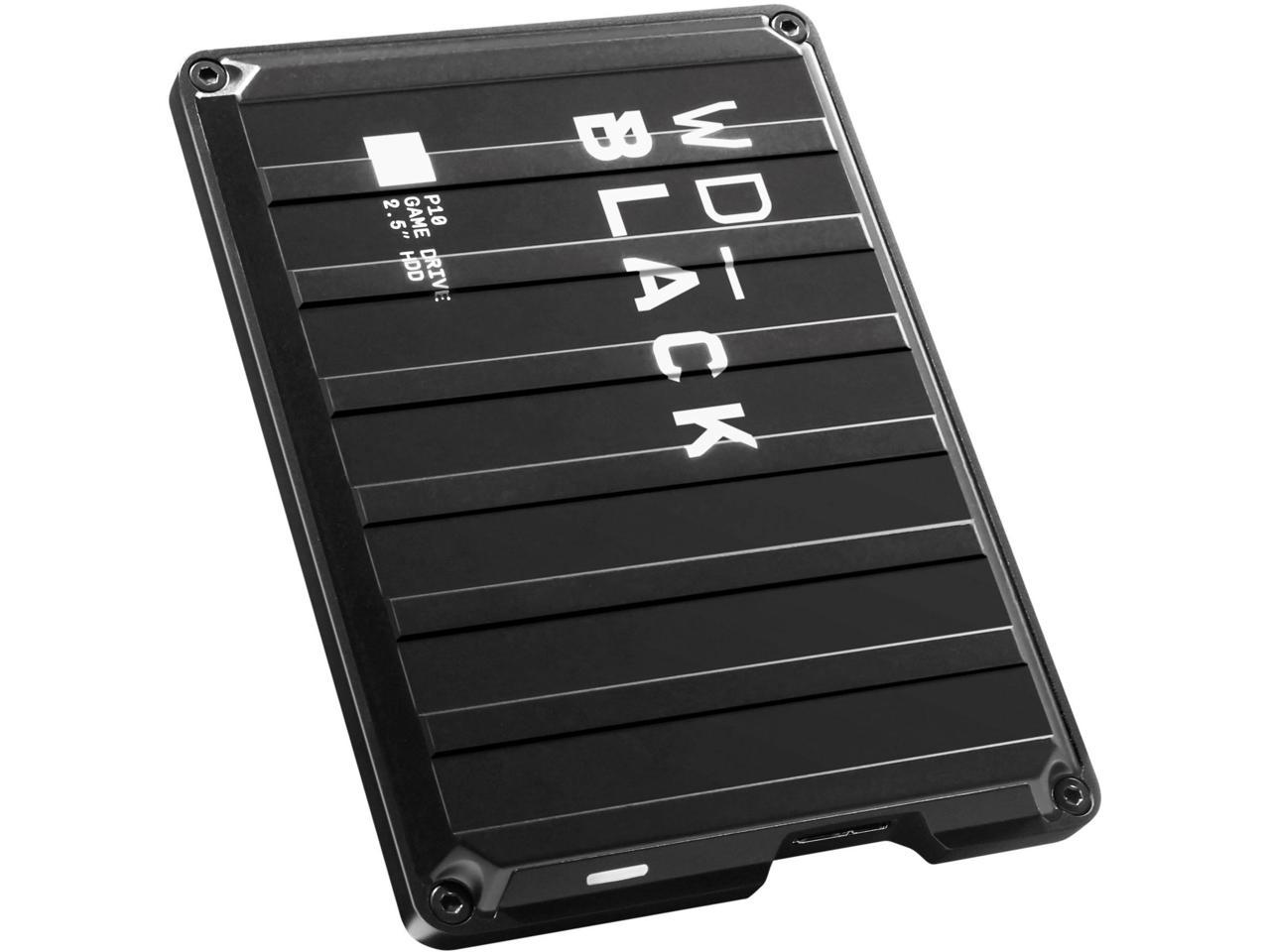 WD_BLACK 2TB P10 Game Drive - External HDD, Portable Hard Drive, for On-The-Go