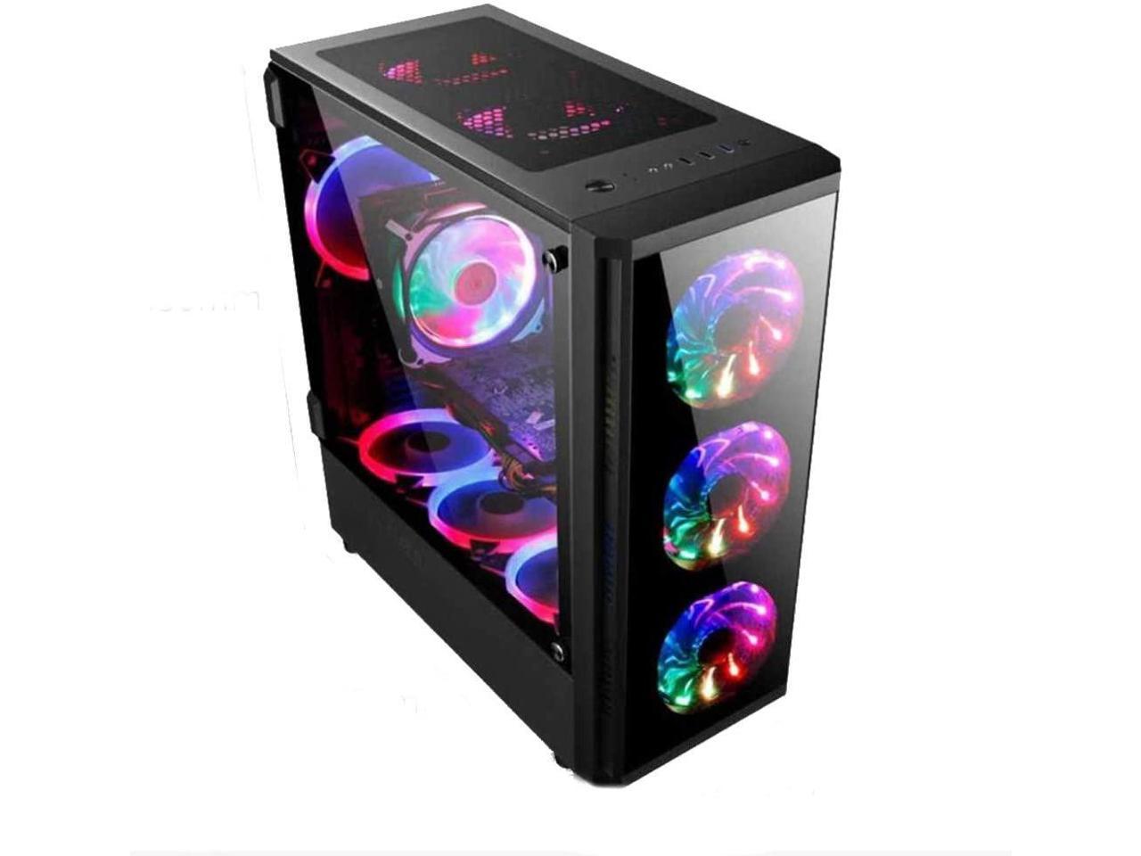 120mm RGB Computer PC Case Fan Quiet Auto Changing 12V 120mm LED RGB Gaming PC