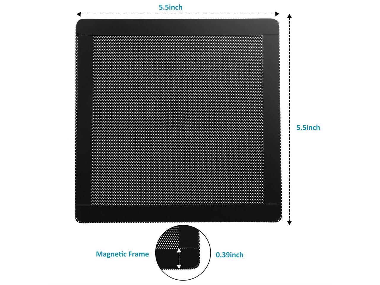 140mm Fan Dust Filter Mesh Magnetic Frame PVC Computer PC Case Fan Dust Proof