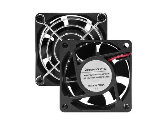 60mm 12V DC Cooling Fan High Airflow 60mmx25mm 12V 2Pin Amp Fans for Car Audio