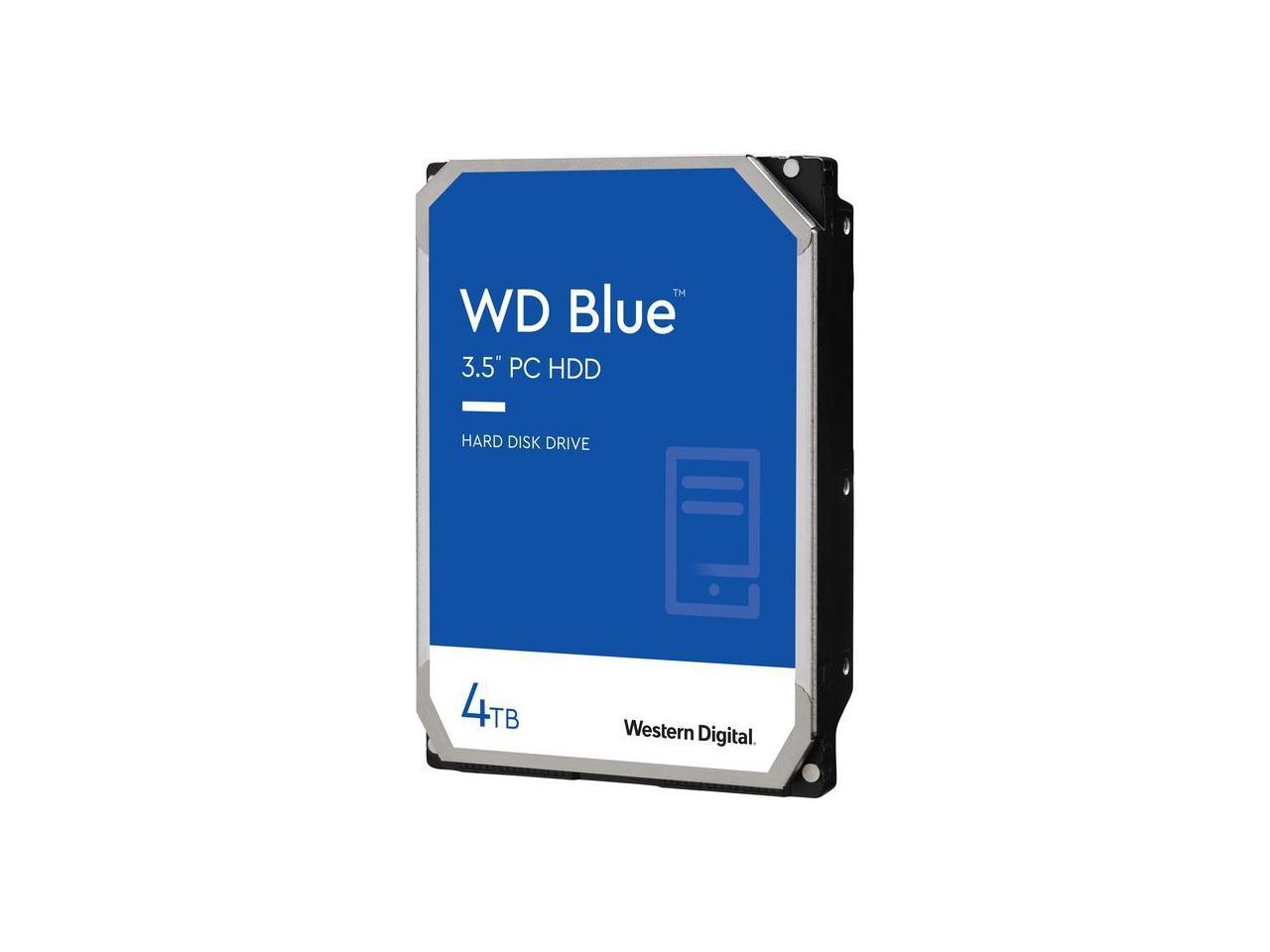 WD Blue 4TB Desktop Hard Disk Drive - 5400 RPM SATA 6Gb/s 256MB Cache 3.5