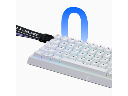 Side profile of MCHOSE ACE 68 mechanical keyboard