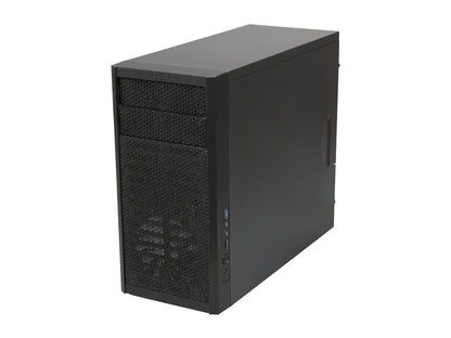Internal layout of Fractal Design Core 1000 mini tower for PC building
