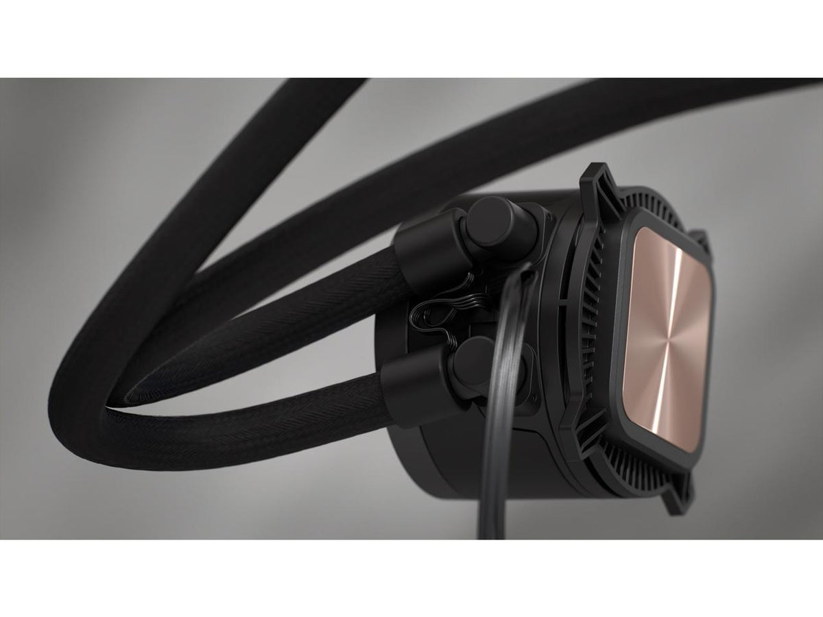 Full set of Fractal Design Radius 240 RGB cooling components in box