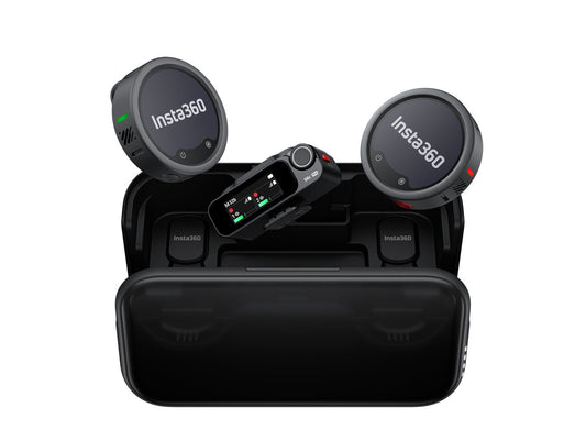 Insta360 MIC PRO01-MCA10 wireless microphone system components