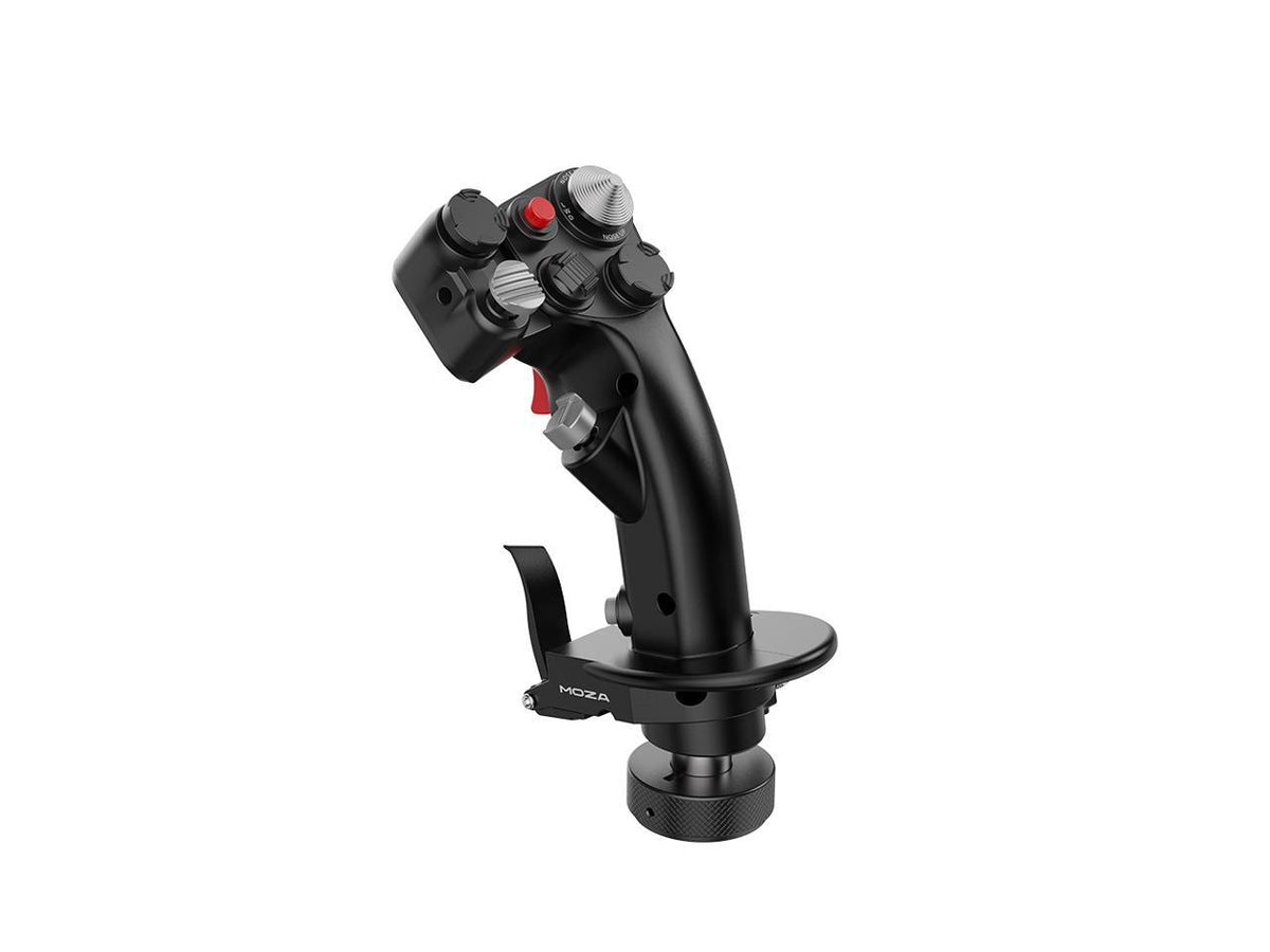 MOZA RACING MH16 Flightstick controller front view for flight simulation