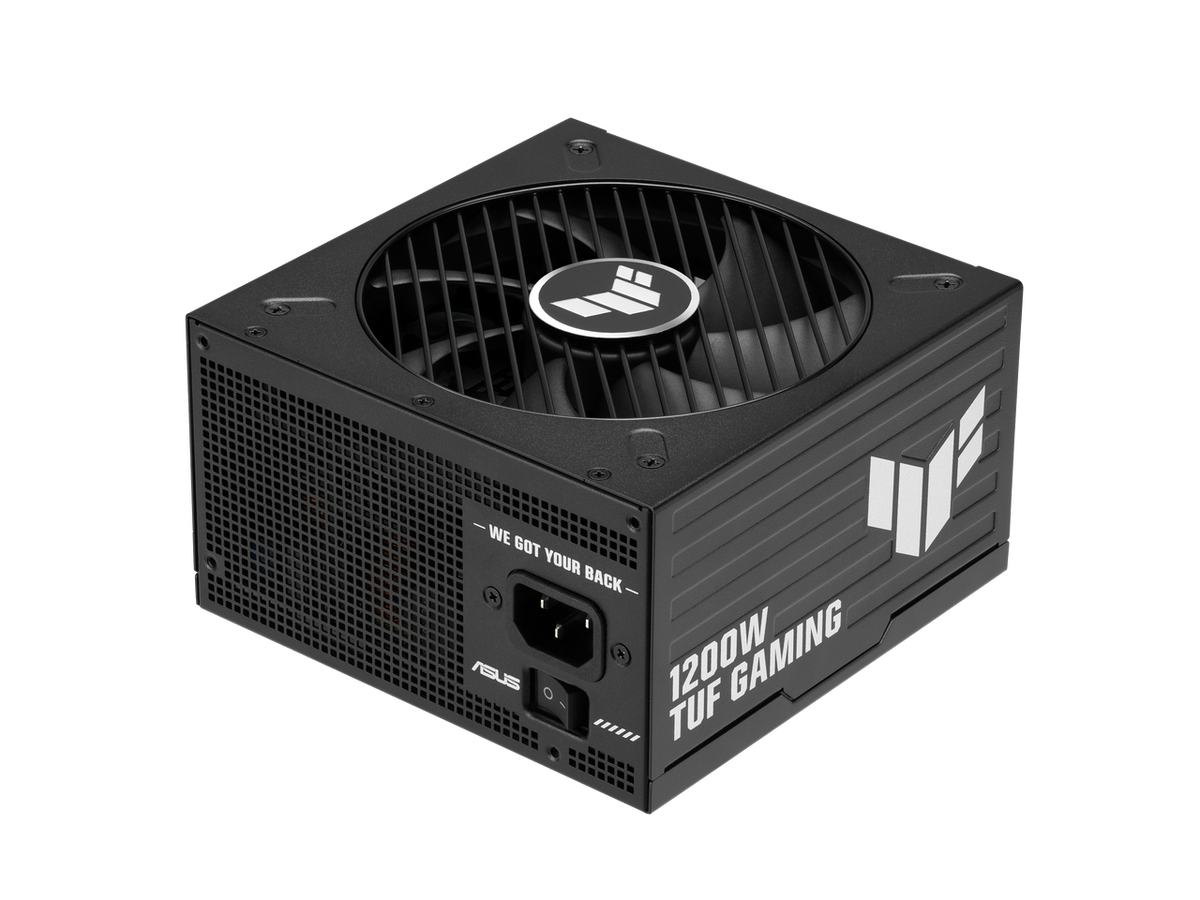 ASUS TUF Gaming 1200P R power supply unit box and accessories