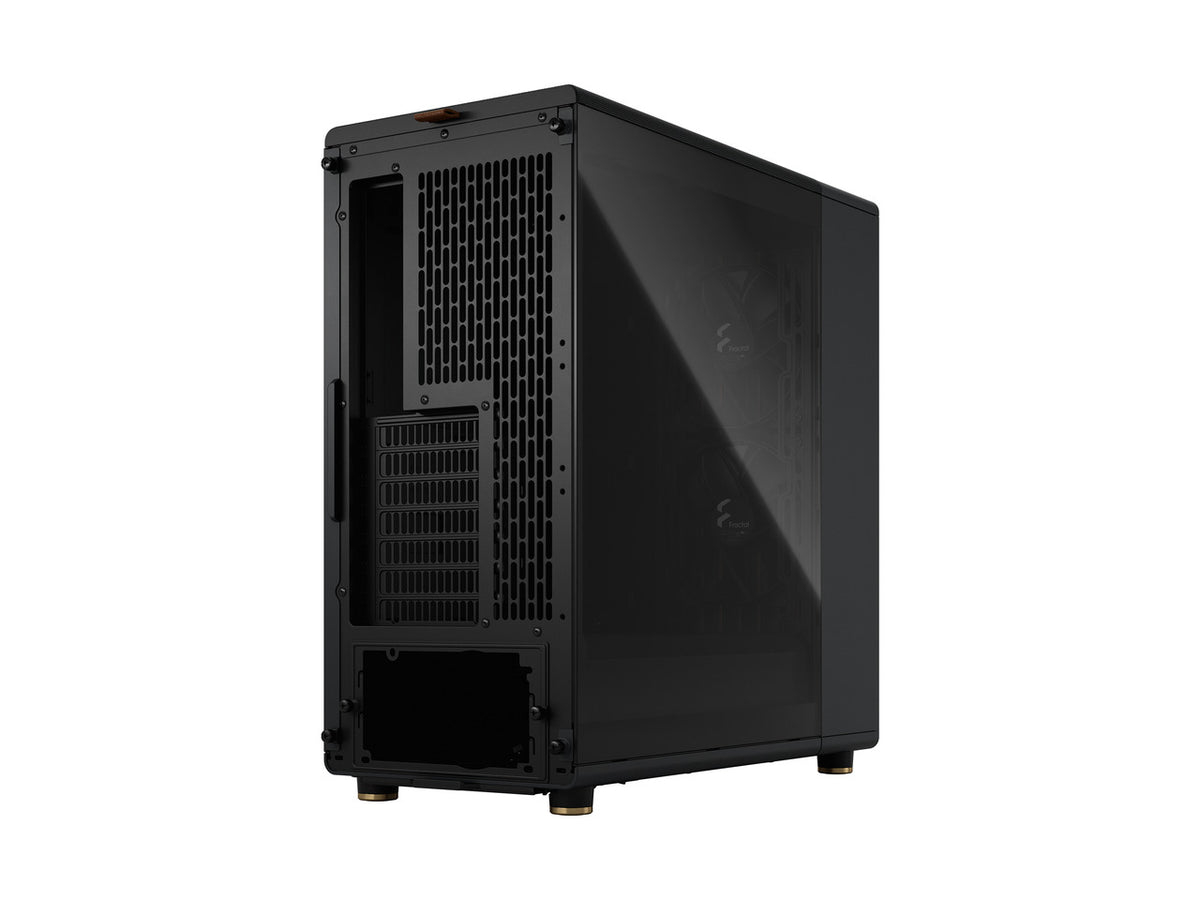 Internal layout of Fractal Design North chassis showing cable routing