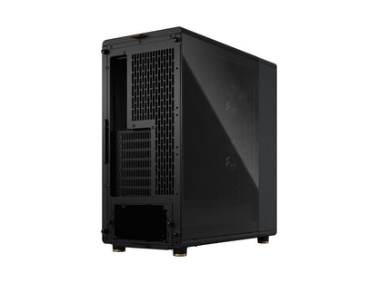 Internal layout of Fractal Design North chassis showing cable routing