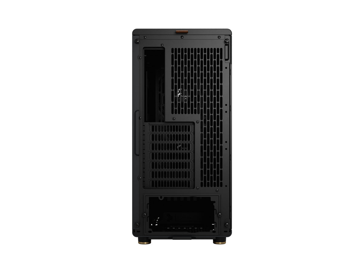 Interior layout of Fractal Design North mid-tower chassis for component installation